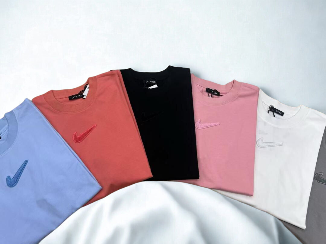 Nike Club Cotton T-Shirt Multi-Color Pack (White/Navy/Grey/Red) | Sizes S, M, L | Casual Unisex Tees