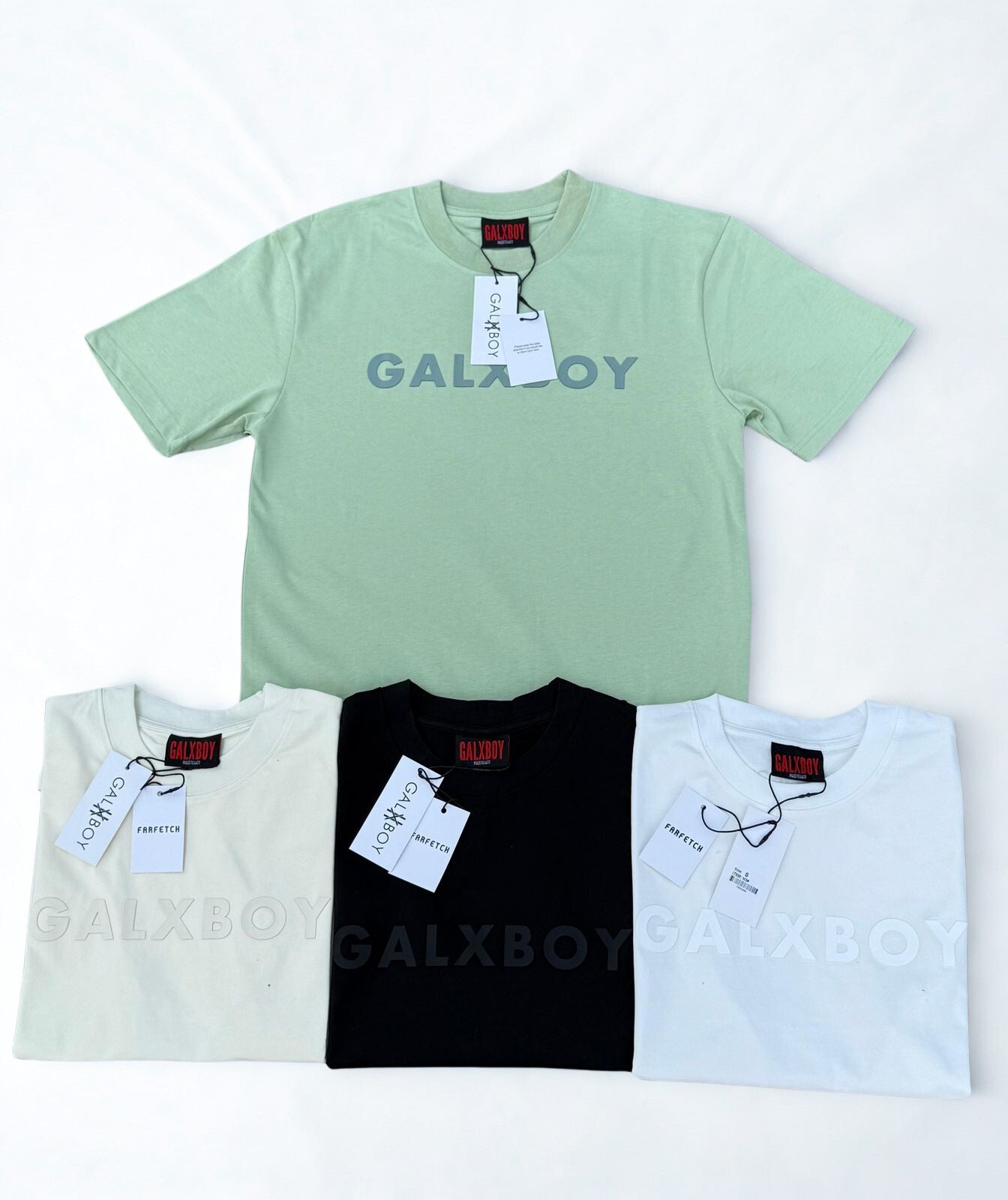 Galxboy Essential T-Shirt | Oversized Graphic Tee in Black, White, Olive Green & More