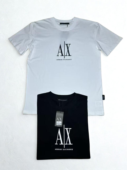 Arm A|X Logo T-Shirt - Black / White (M - 3XL)