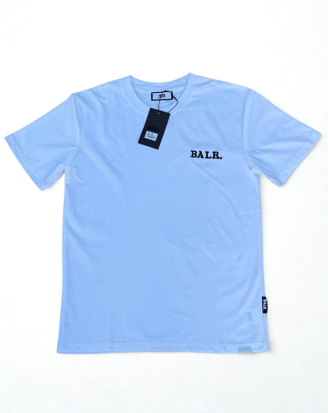 BALR Logo T-Shirt Men Black | Athletic Fit Cotton Tee Size M-3XL
