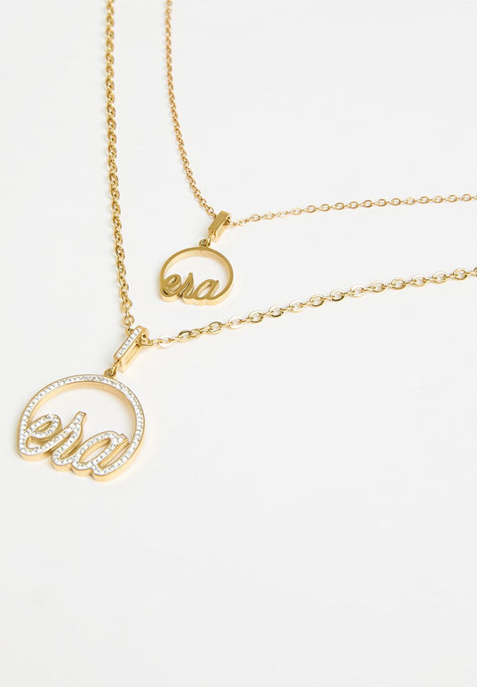 Era Precious Stacked Gold Necklace