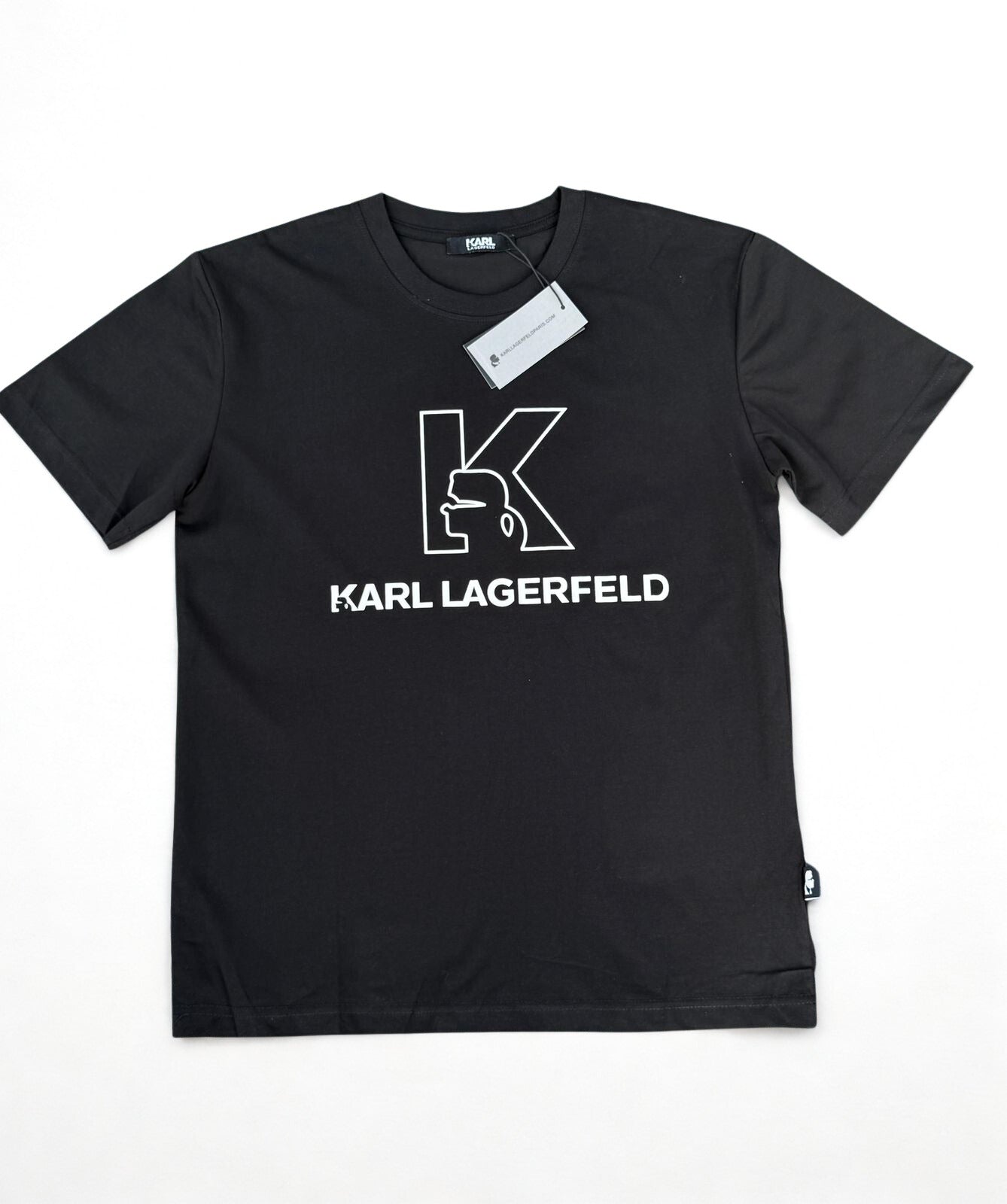 Karl Lagerfeld KL Choupette T-Shirt Black/Light Blue | Logo Tee SA