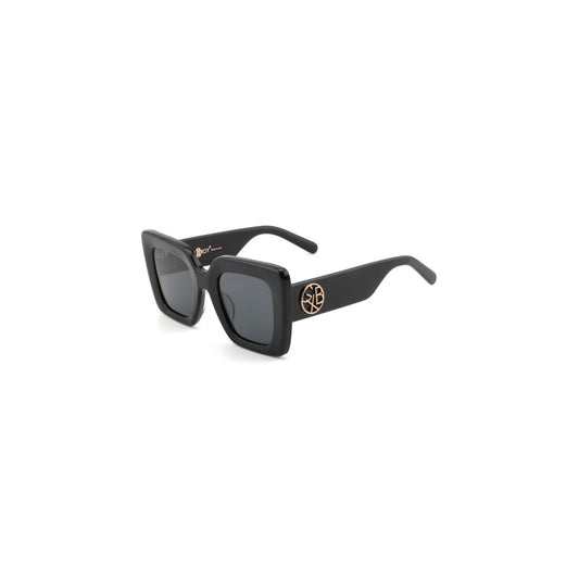 GALXBOY SUN EVA 2.0 Oversized Square Sunglasses - Black Acetate Frame