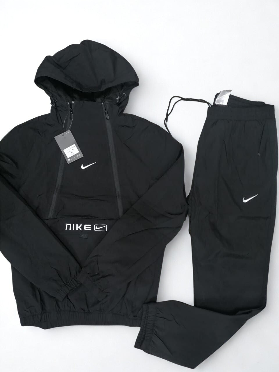 Nike Sportswear Windrunner Hooded Tracksuit - Half-Zip Woven Jacket & Pants Set