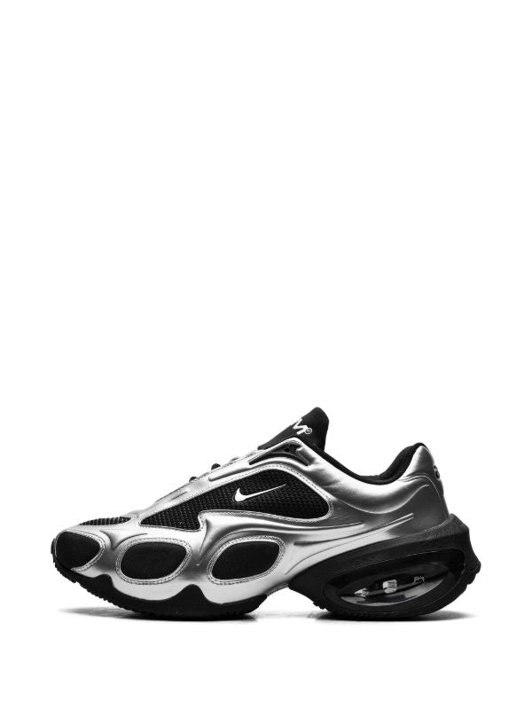 Nike Air Max Muse Women’s Sneakers - Black/Metallic Silver - Futuristic Chunky Air Cushioning,