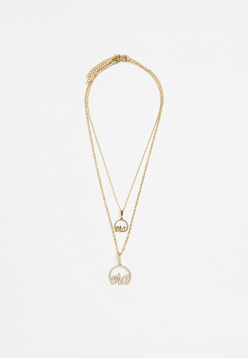 Era Precious Stacked Gold Necklace