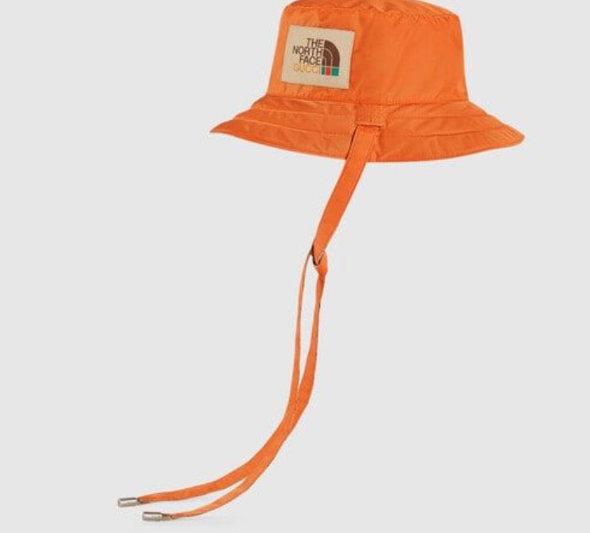 Title: Gucci x North Face Bucket Hat | Reversible Luxury in Beige, Black, White