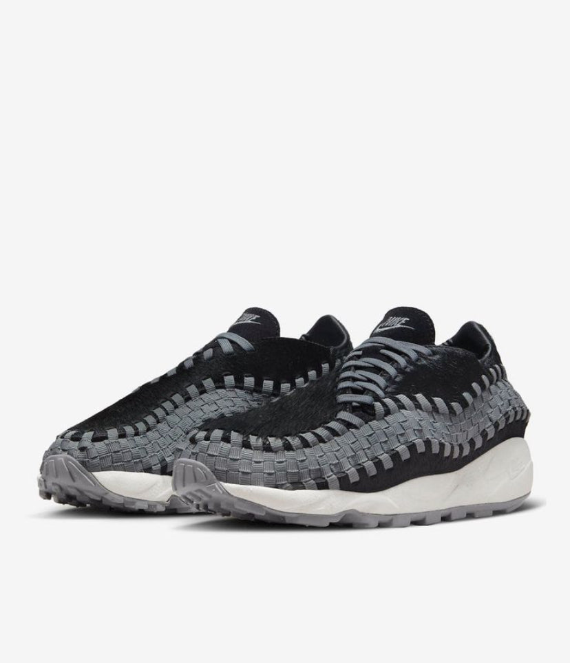 Nike Air Footscape Woven Black Smoke Grey Unisex - Sizes 3-9