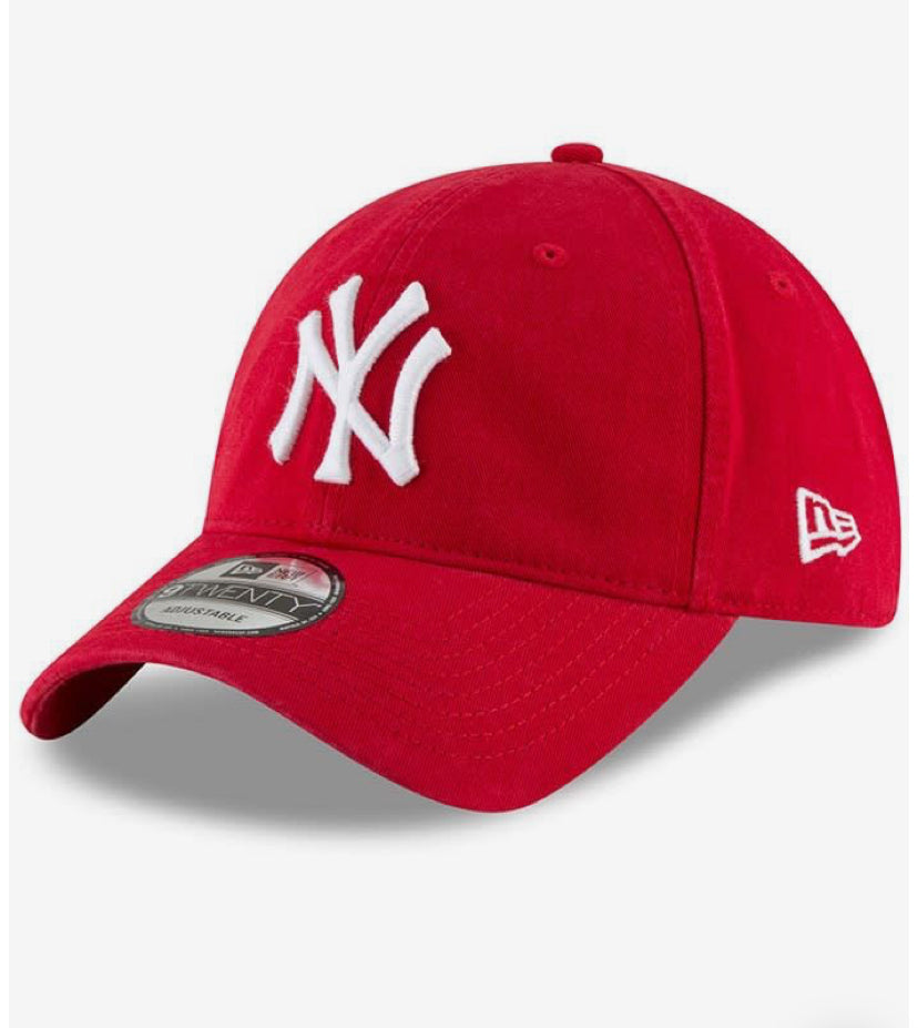 New Era New York Yankees 9FORTY Adjustable Baseball Cap - Official MLB NY Logo in Multiple Colors