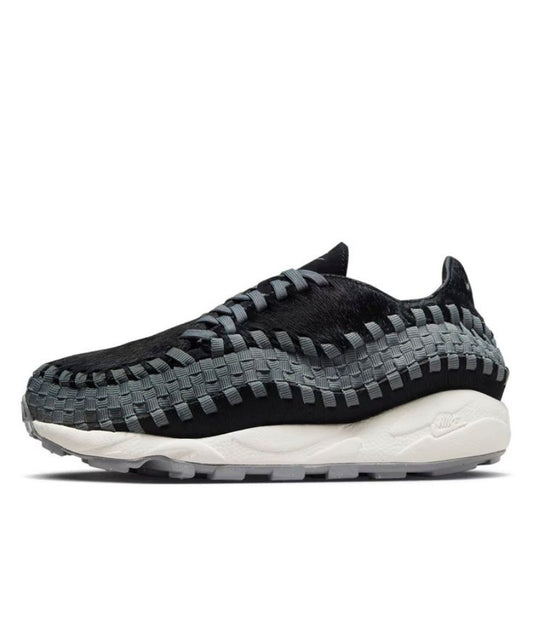 Nike Air Footscape Woven Black Smoke Grey Unisex - Sizes 3-9