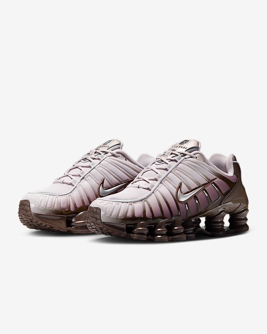 Nike Shox TL Unisex Sneakers - Multi-Color Pack (White/Silver, Grey/Pink, Black)
