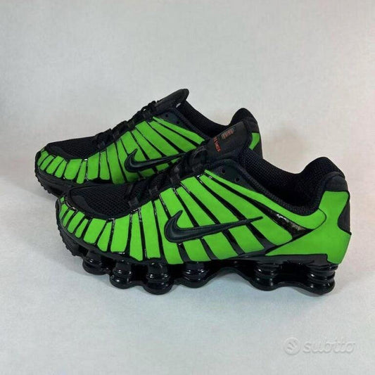 Nike Shox TL Unisex Sneakers - Black/Electric Green (Color-Changing Heat-Reactive)