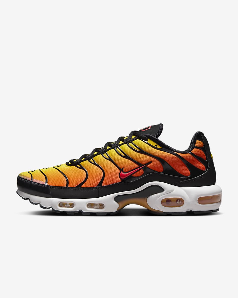 Nike Air Max Plus (TN) Unisex Sneakers - Multi-Color Pack (Triple Black, Tiger Orange) (Sizes 3-9)