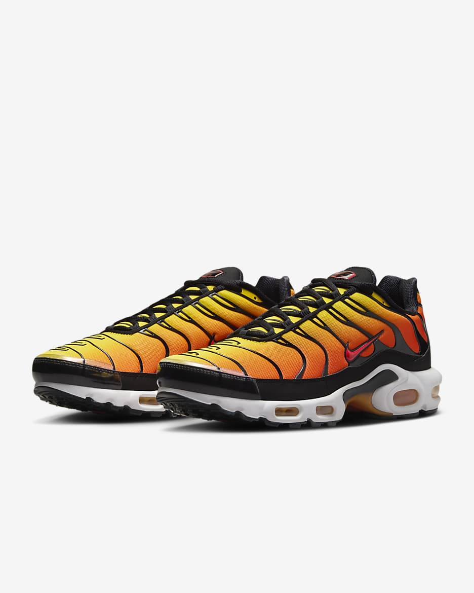 Nike Air Max Plus (TN) Unisex Sneakers - Multi-Color Pack (Triple Black, Tiger Orange) (Sizes 3-9)